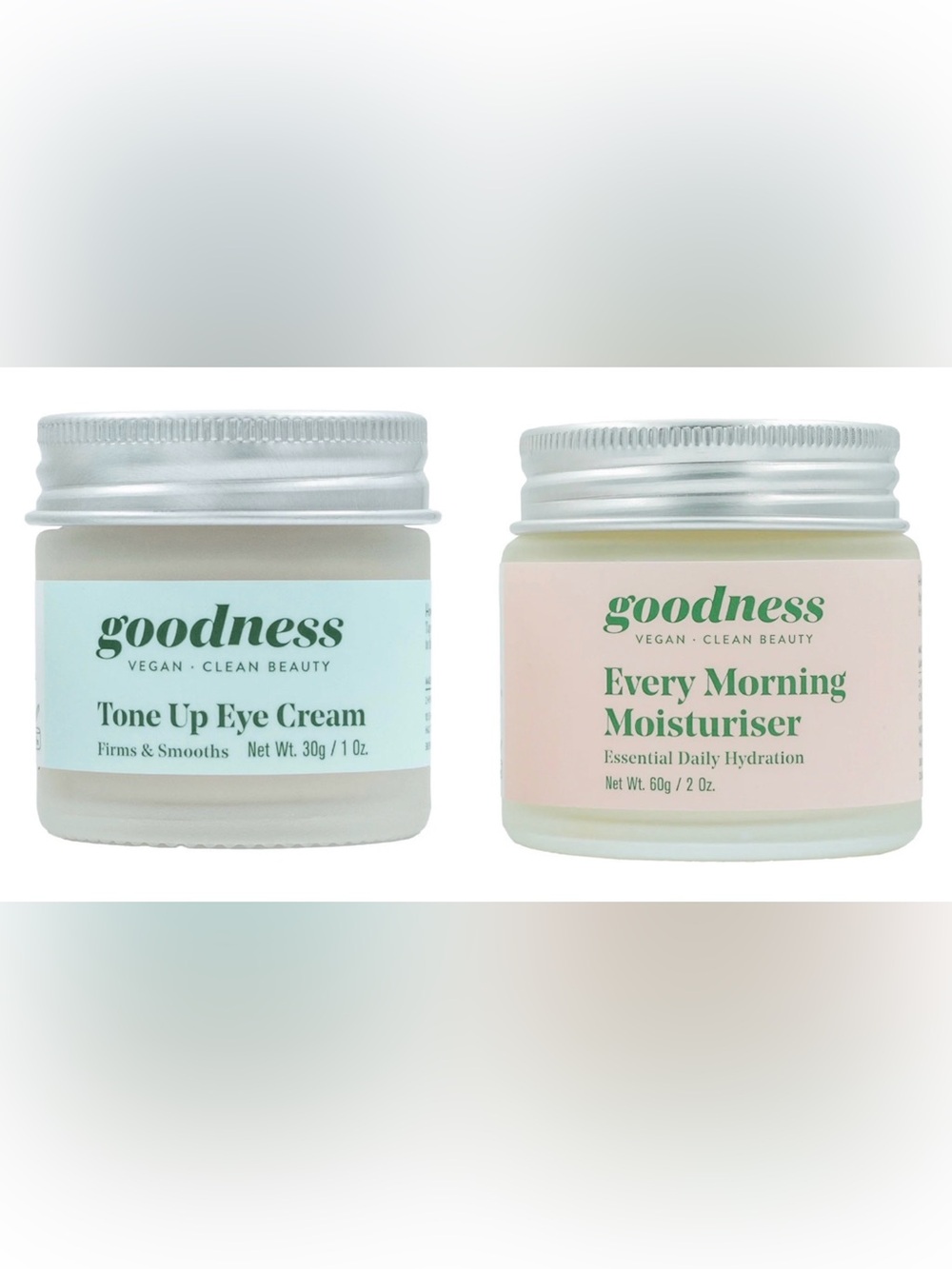 Vegan Beauty - Goodness Moisturizer & Eye Cream SET